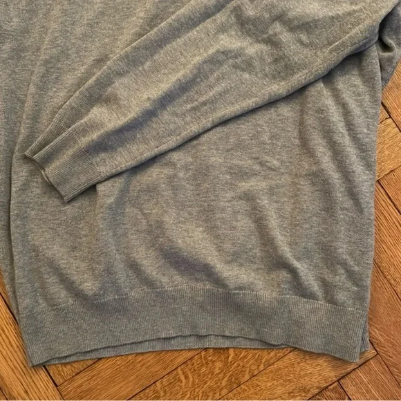 Hugo Boss Men's Quarter Zip-Up Gray Sweater XL - Picture 5 of 10